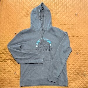 Marmot Charcoal Hoodie with Blue Accents